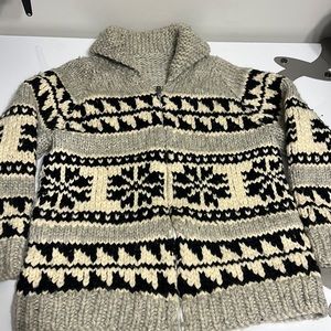 Vintage cowichan siwash wool jacket